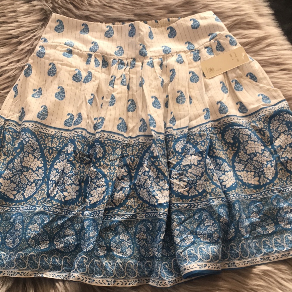 NWT flare mini skirt size S